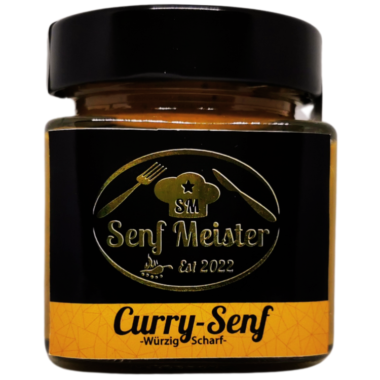 Exotischer Curry-Senf – Perfekte Würze für Deine Küche – SENFMEISTER